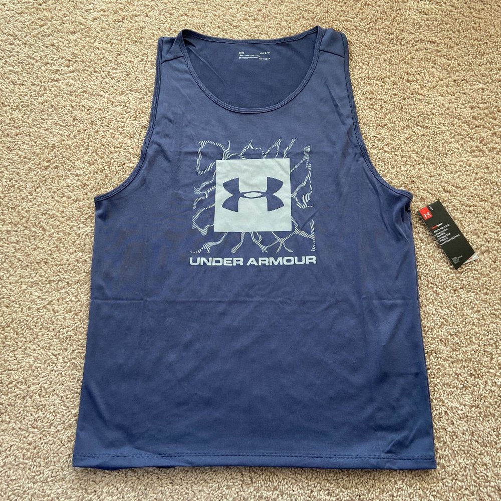 Under Armour Men's Tech Graphic Tank men navy blue